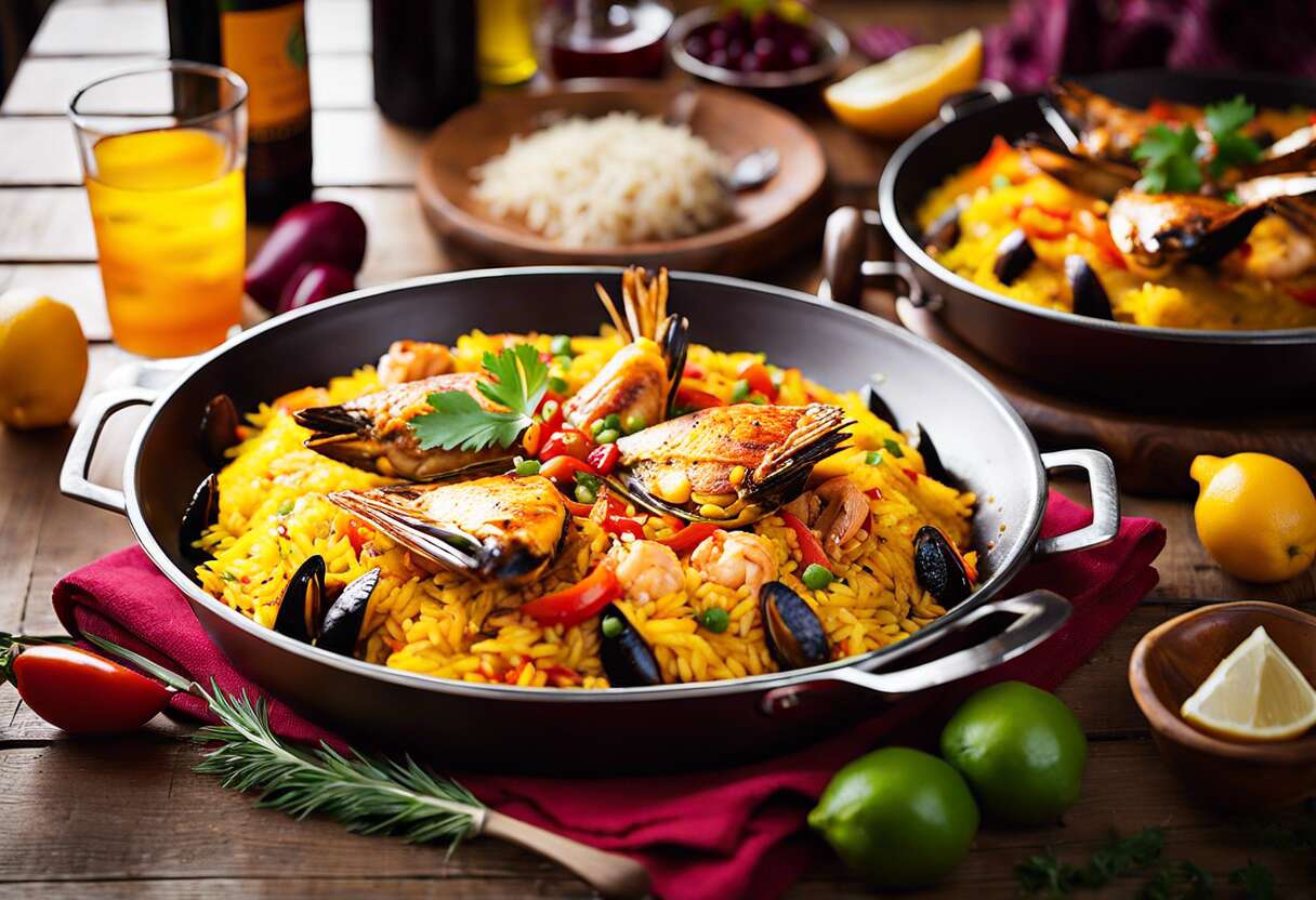 Paella vs Arroz con pollo : explorer les saveurs hispaniques