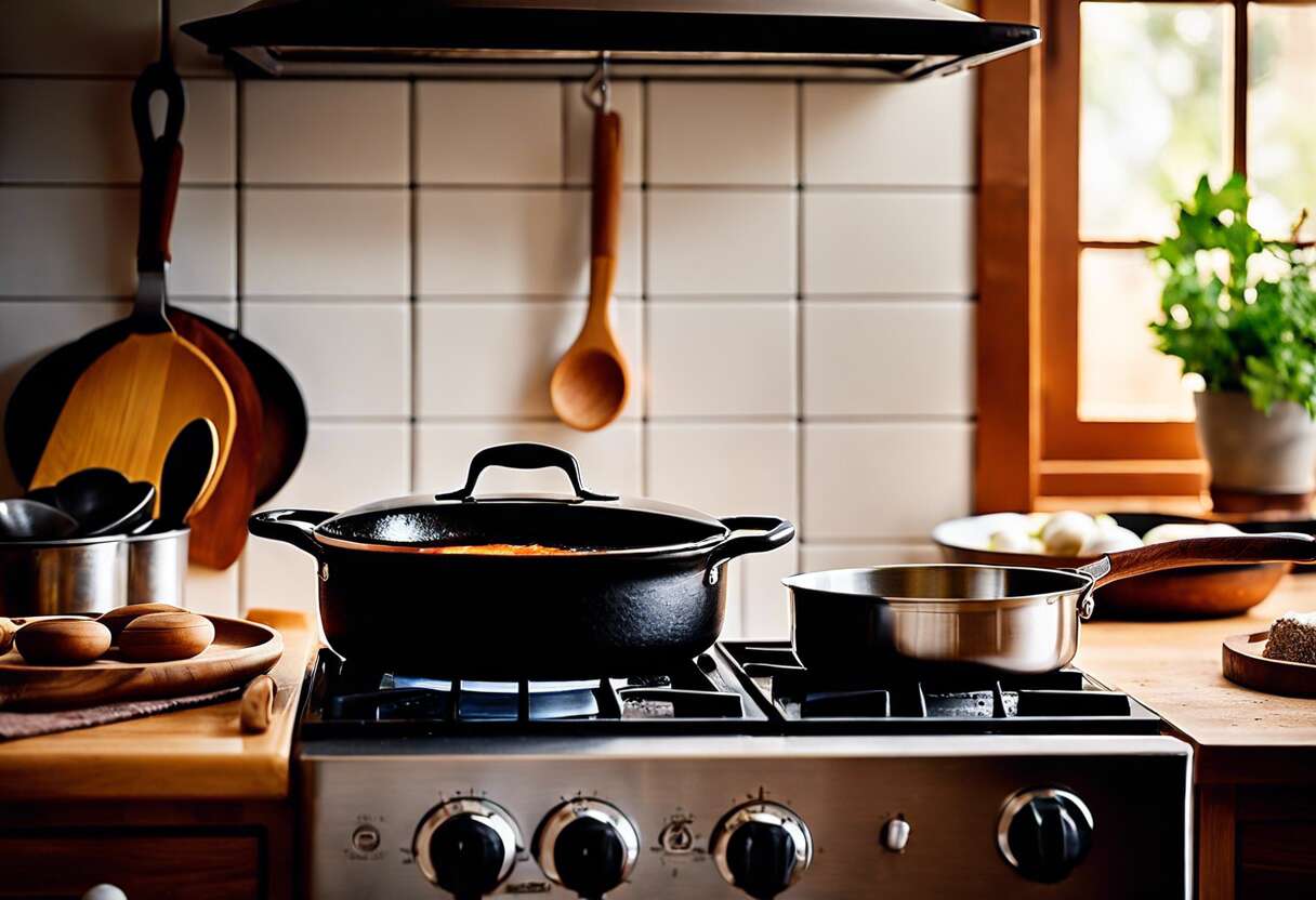 L'art de la cuisson maîtrisée : casseroles et poêles essentielles