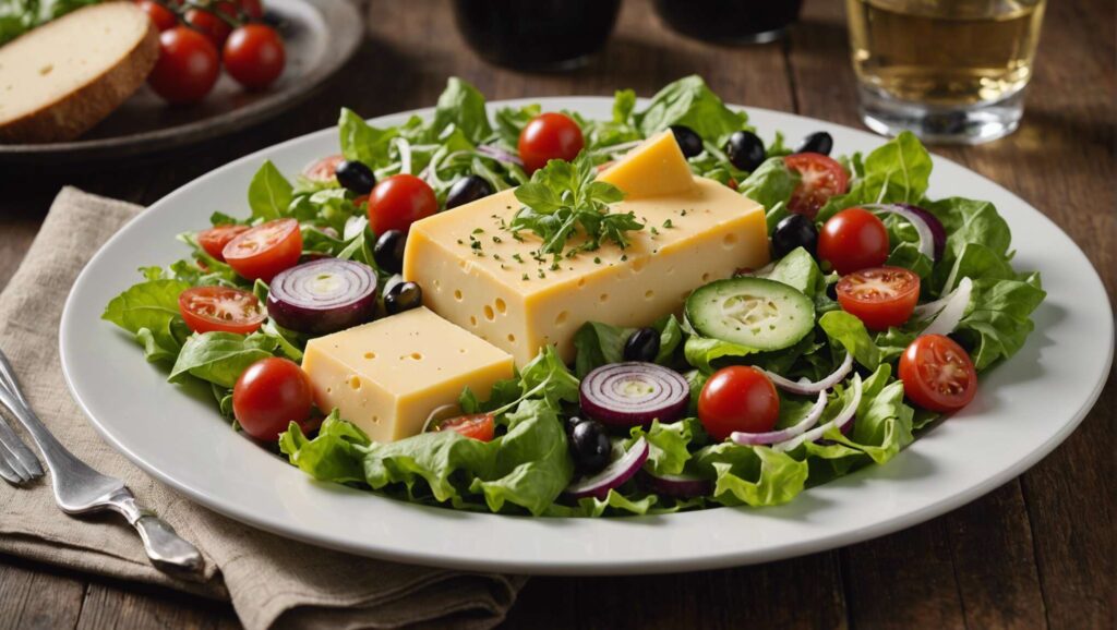 Fromage et salade : combinaisons gagnantes pour un plat raffiné