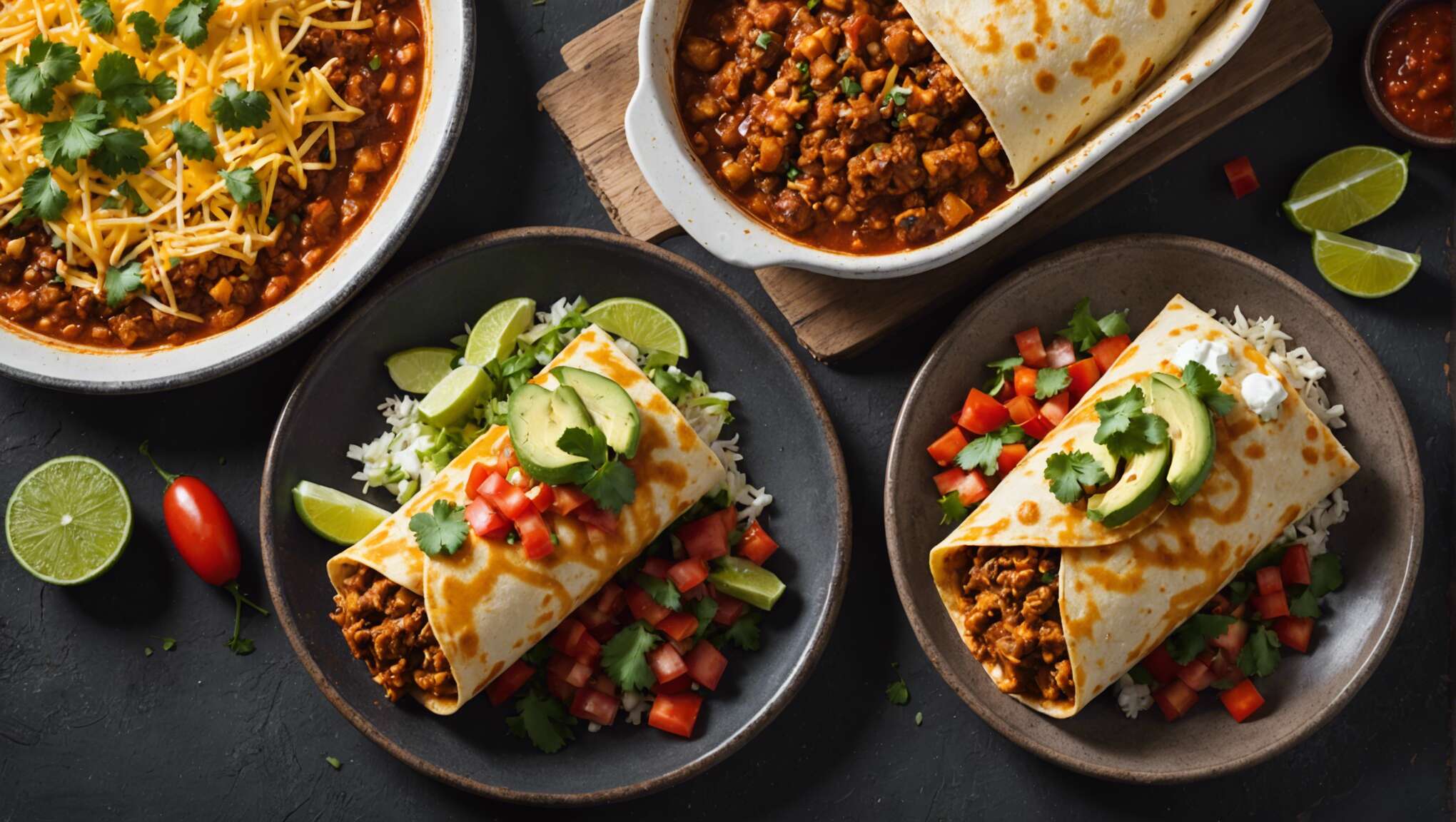 Enchilada versus burrito : identifier les caractéristiques distinctives