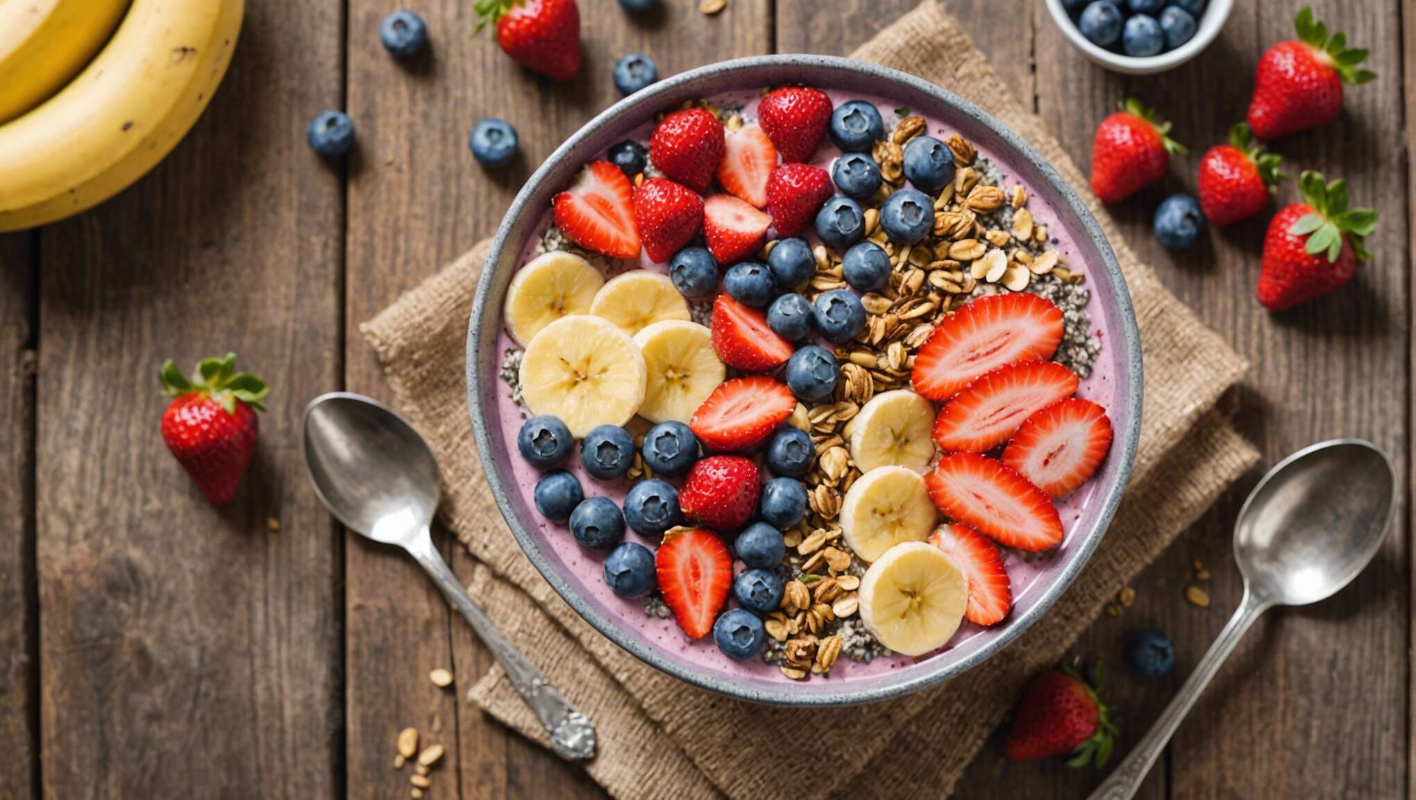 Smoothie bowl : la tendance petit-déjeuner gourmande et saine