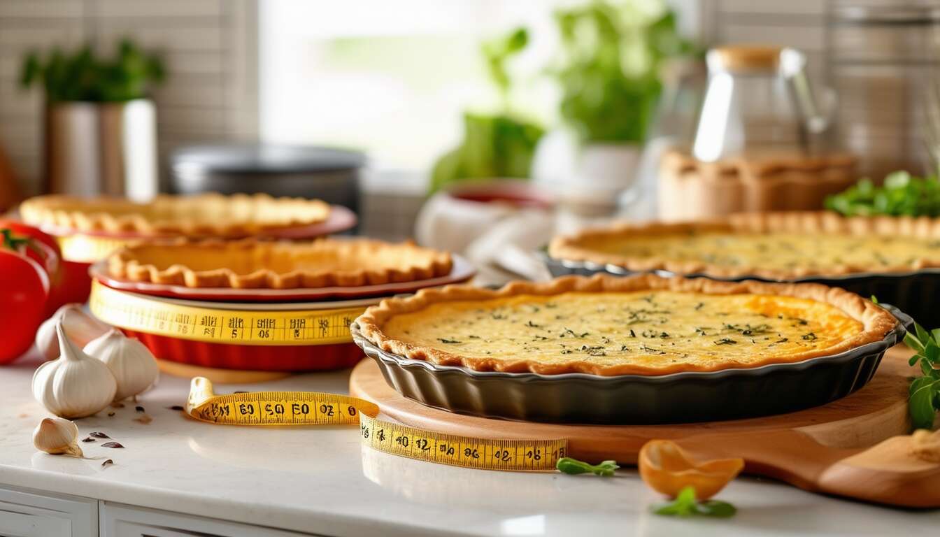 Identifier la taille idéale pour vos tartes et quiches