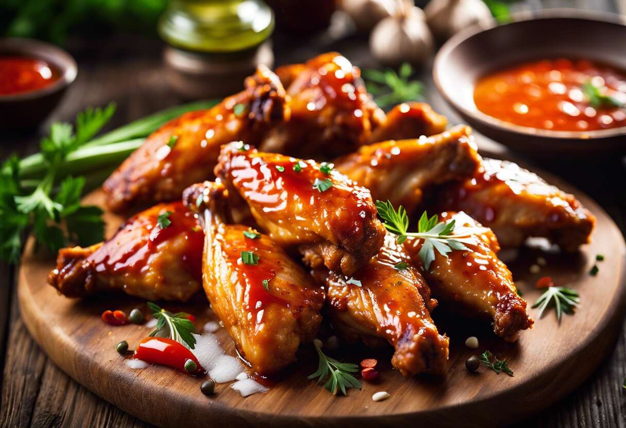 Wings de poulet croustillantes : choisir sa sauce pour des ailes savoureuses