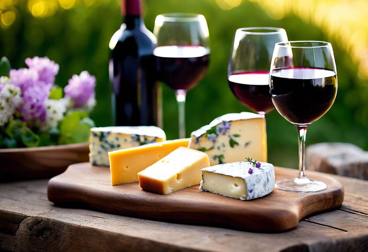 Les secrets d'un plateau de fromages frais harmonieux avec les vins appropriés