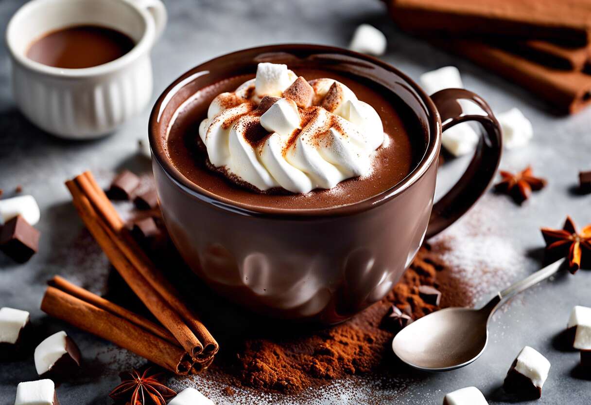 Chocolat chaud gourmet : variantes gourmandes à préparer chez soi