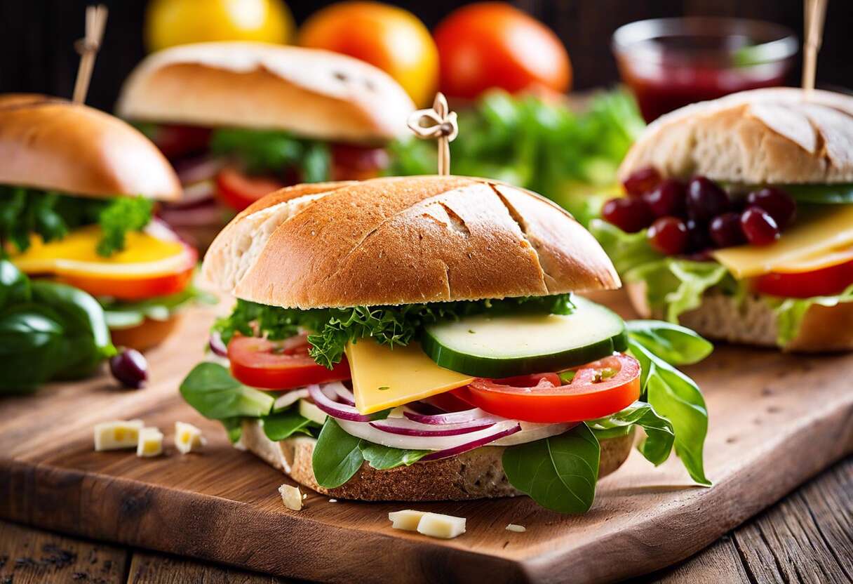 Sandwichs gourmets à budget réduit : idées originales et économiques
