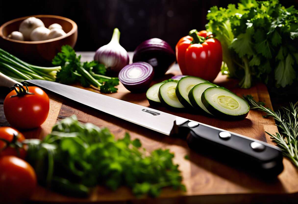 Les secrets d'un couteau de chef affûté : techniques et conseils