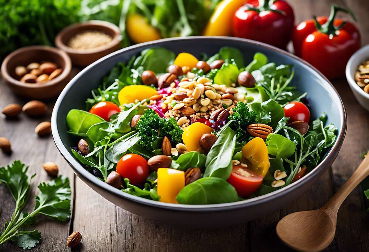 Salades complètes et abordables : fraîcheur et santé dans votre assiette