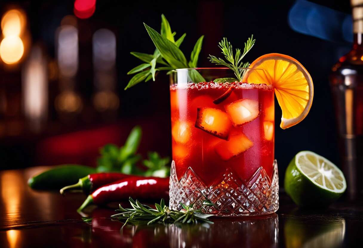 Cocktails épicés : quand piments et épices rencontrent l'alcool